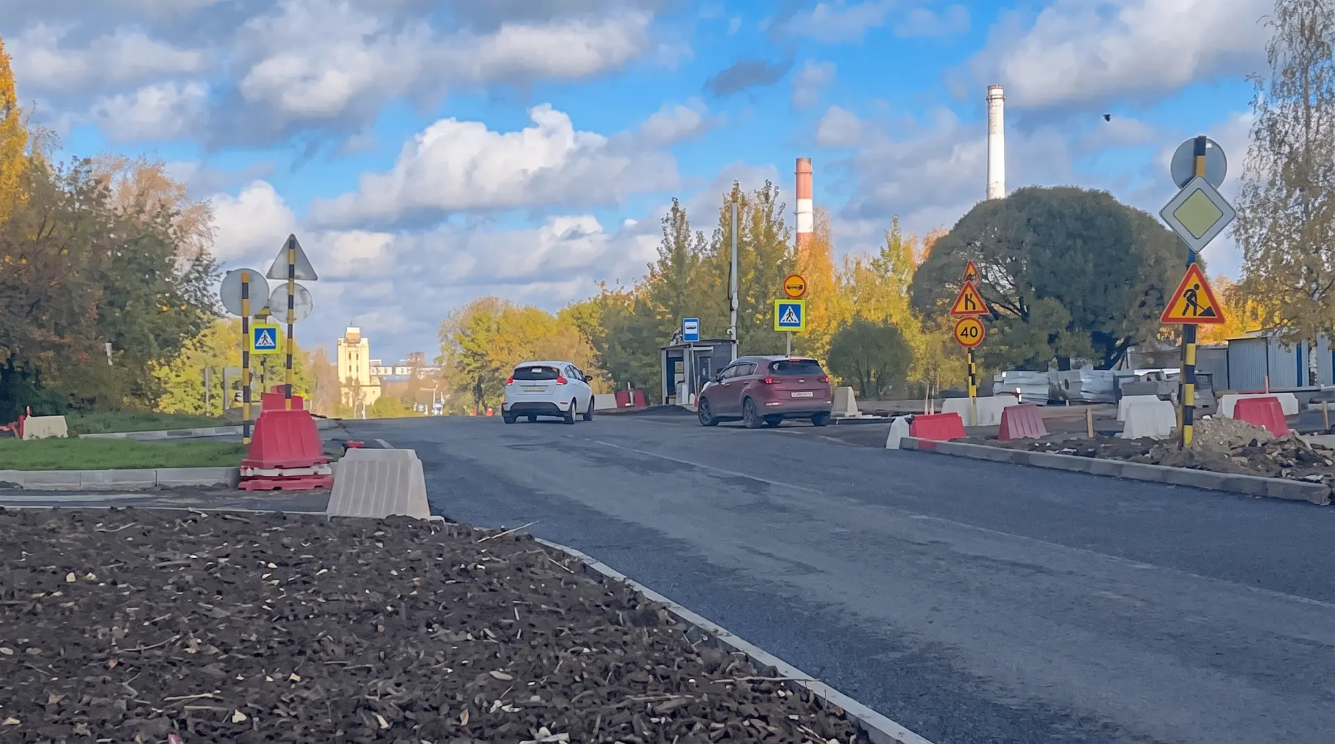 Дорожные работы на Петрозаводской в Вологде выходят на новый этап