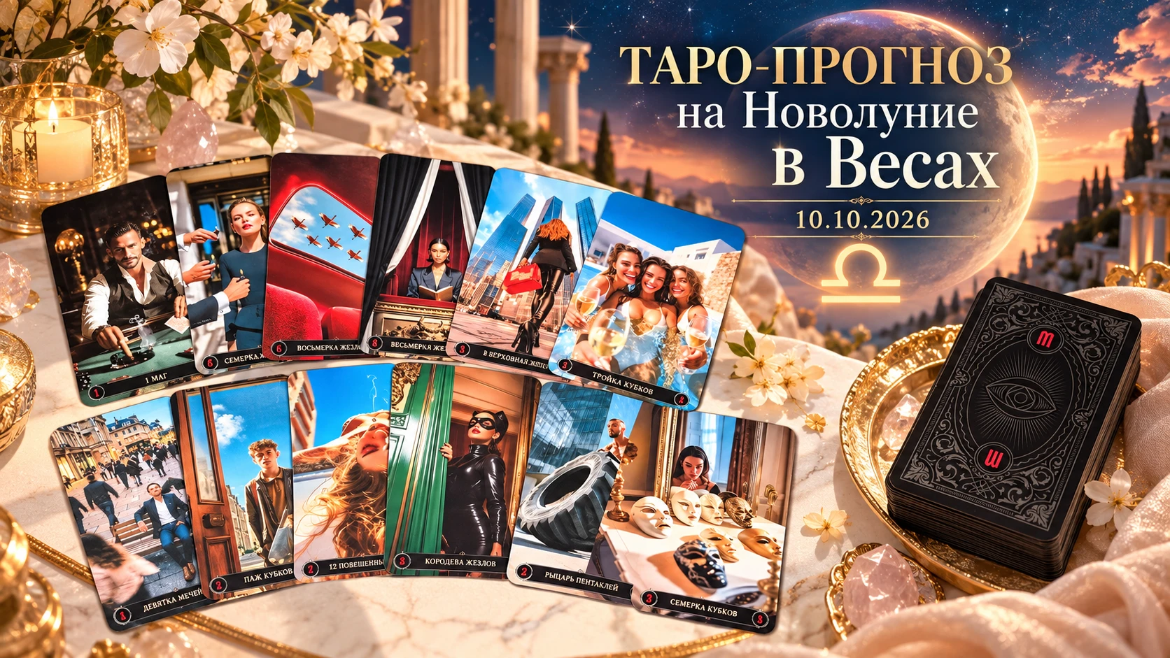 🌑 Таро-прогноз на Новолуние