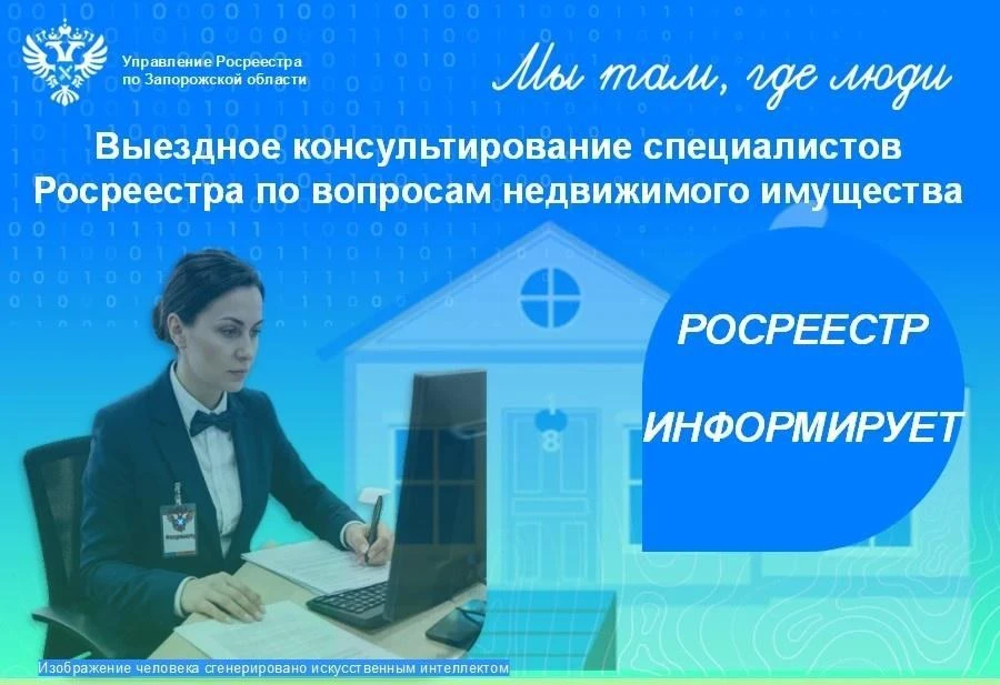 ‼️Росреестр по Запорожской области представил график выездных консультаций ведомства