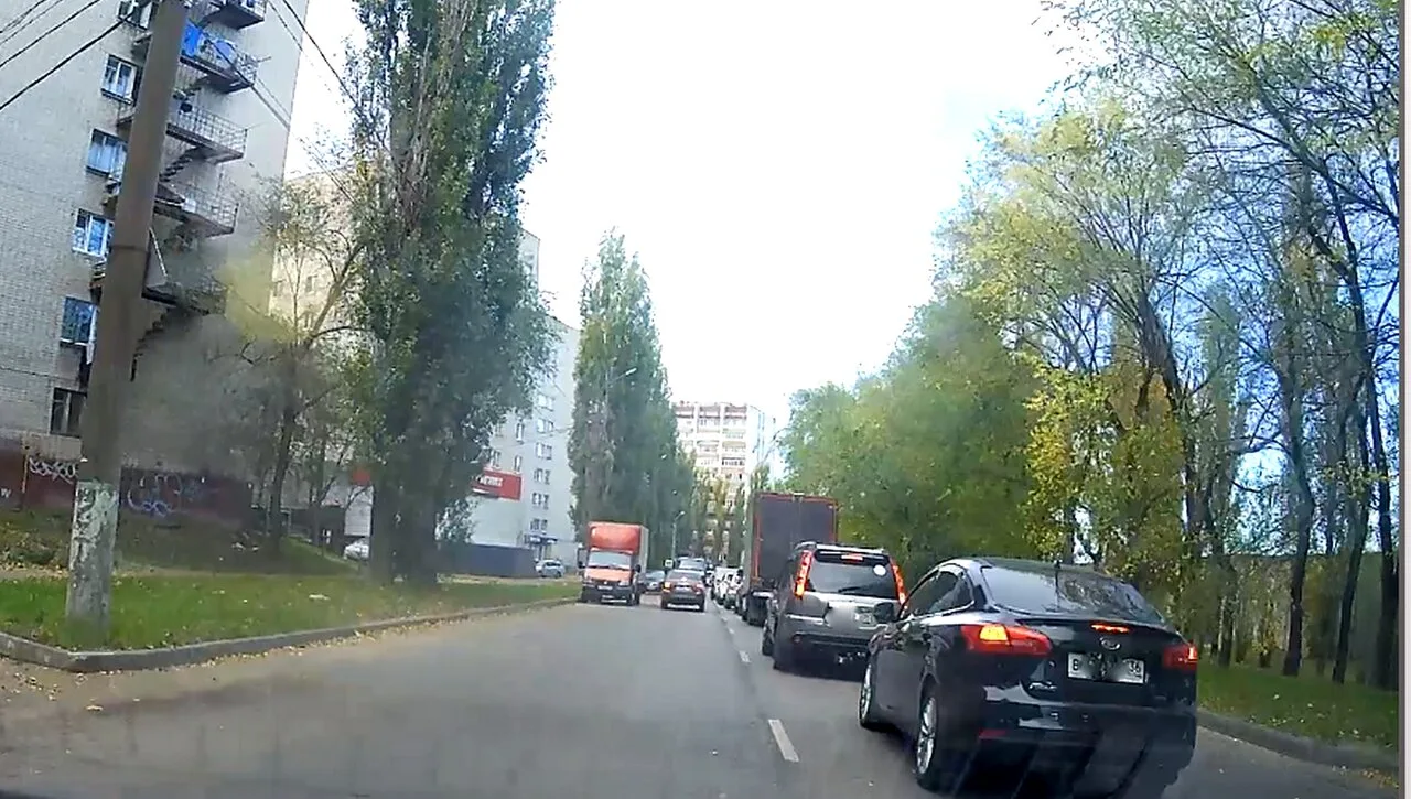 Очередь за бензином парализовало движение..