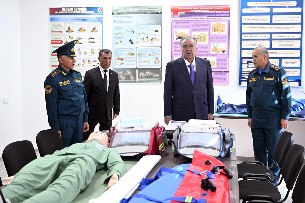 👨🏻‍🚒Уникальный комплекс для обучения спасателей открыли в Таджикистане.