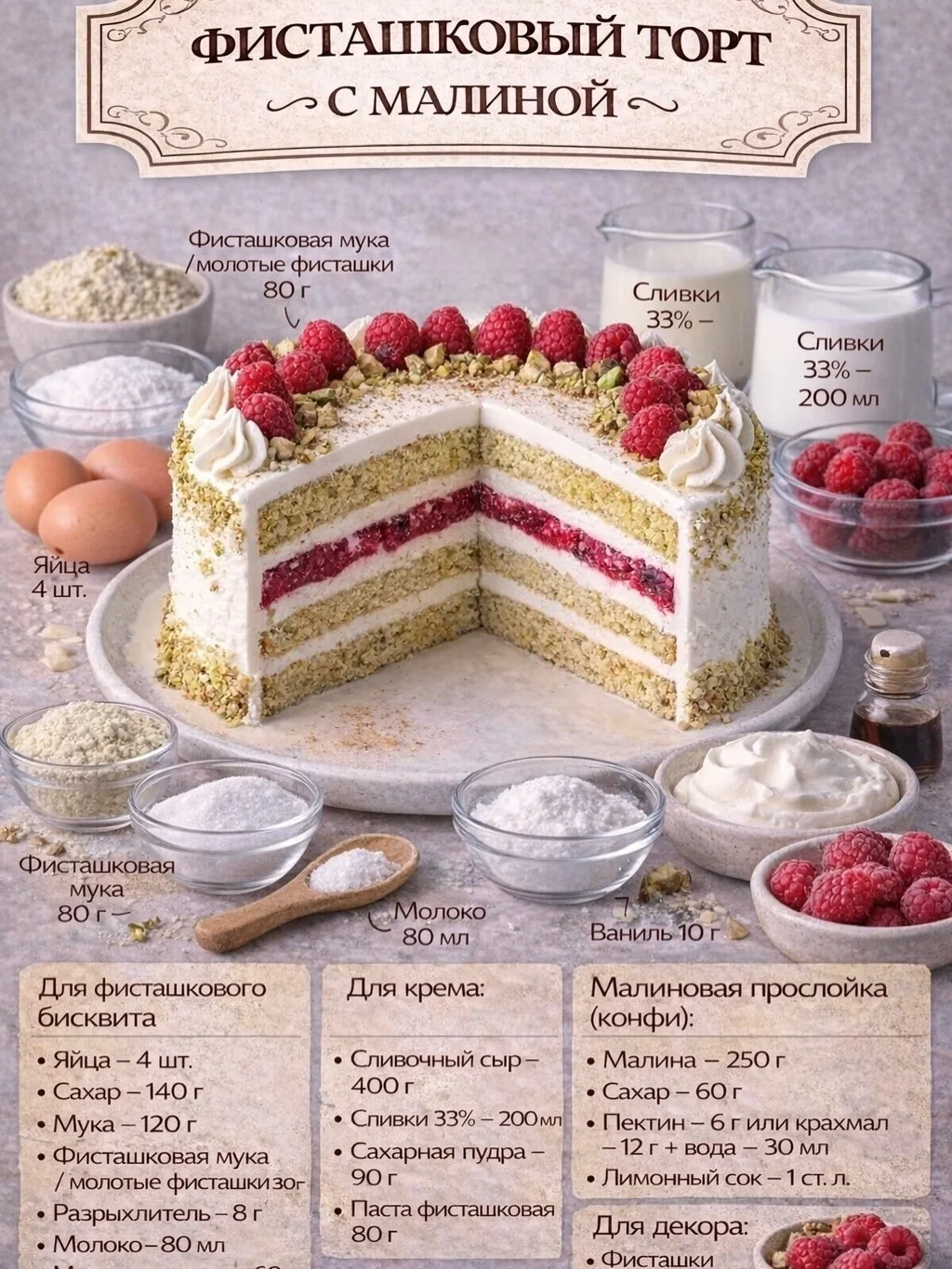 Тортики на любой вкус.