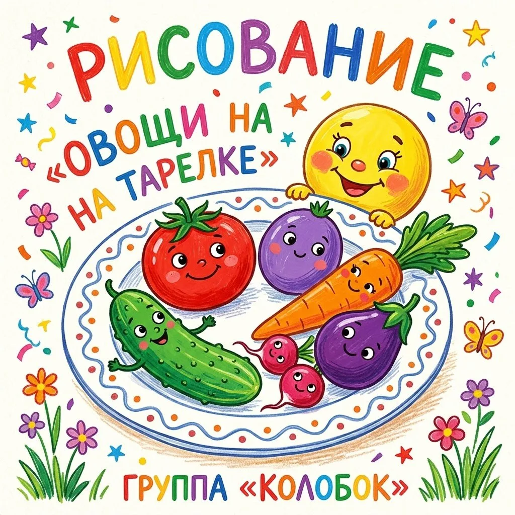 🥒🍅 Сегодня в средней группе «Колобок» было ярко и вкусно!