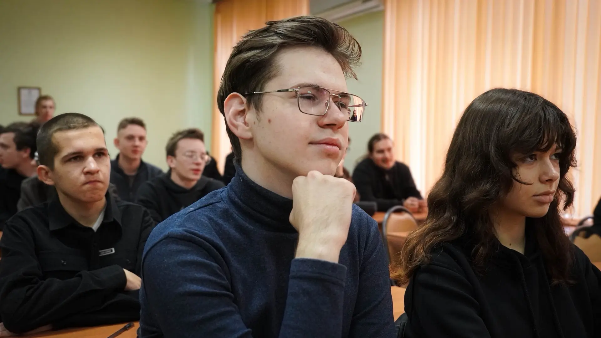Сегодня прошла очередная встреча наших студентов с Игуменом Агафангелом из Свято-Успенс...