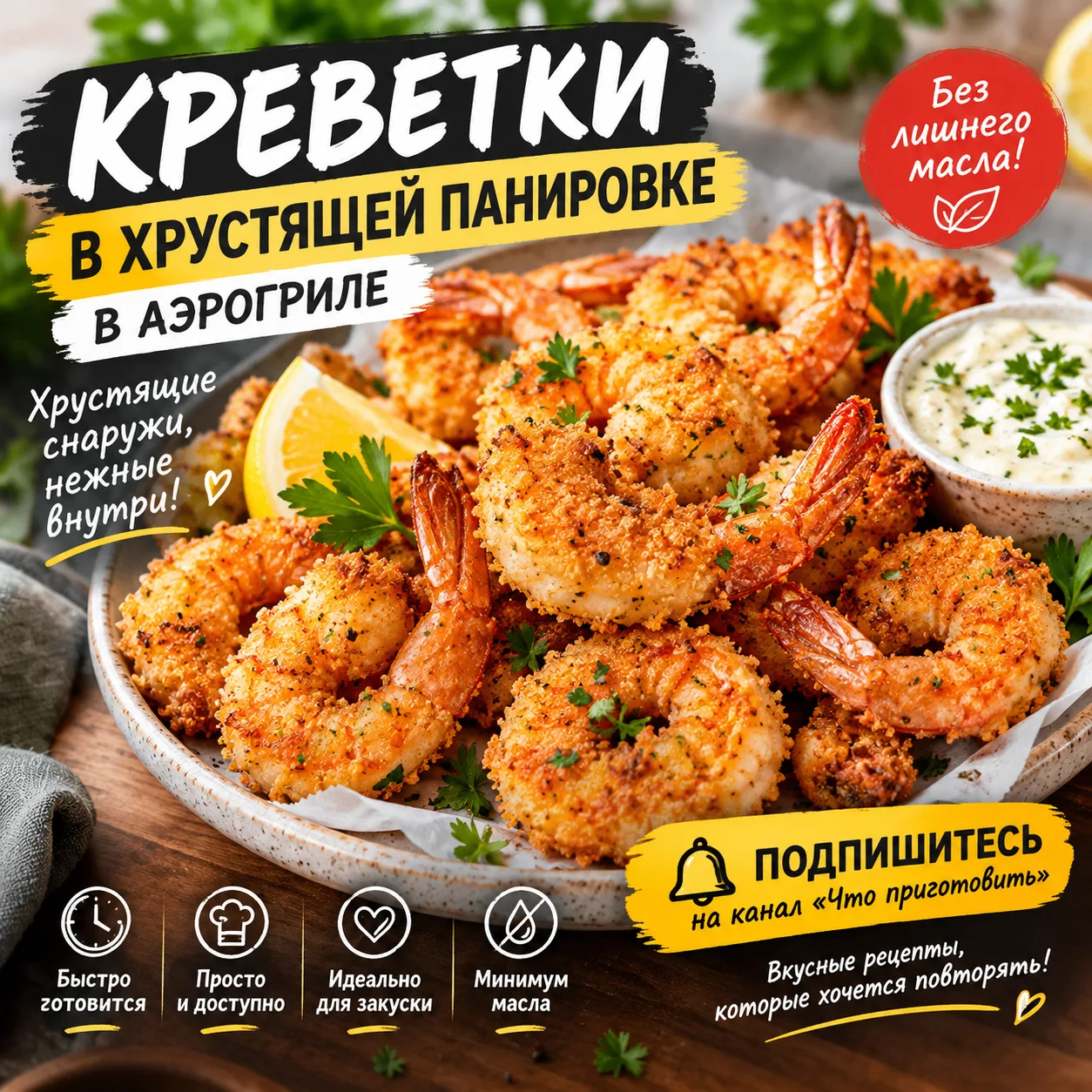 🍤 КРЕВЕТКИ С ХРУСТОМ, ОТ КОТОРЫХ НЕВОЗМОЖНО ОТОРВАТЬСЯ!