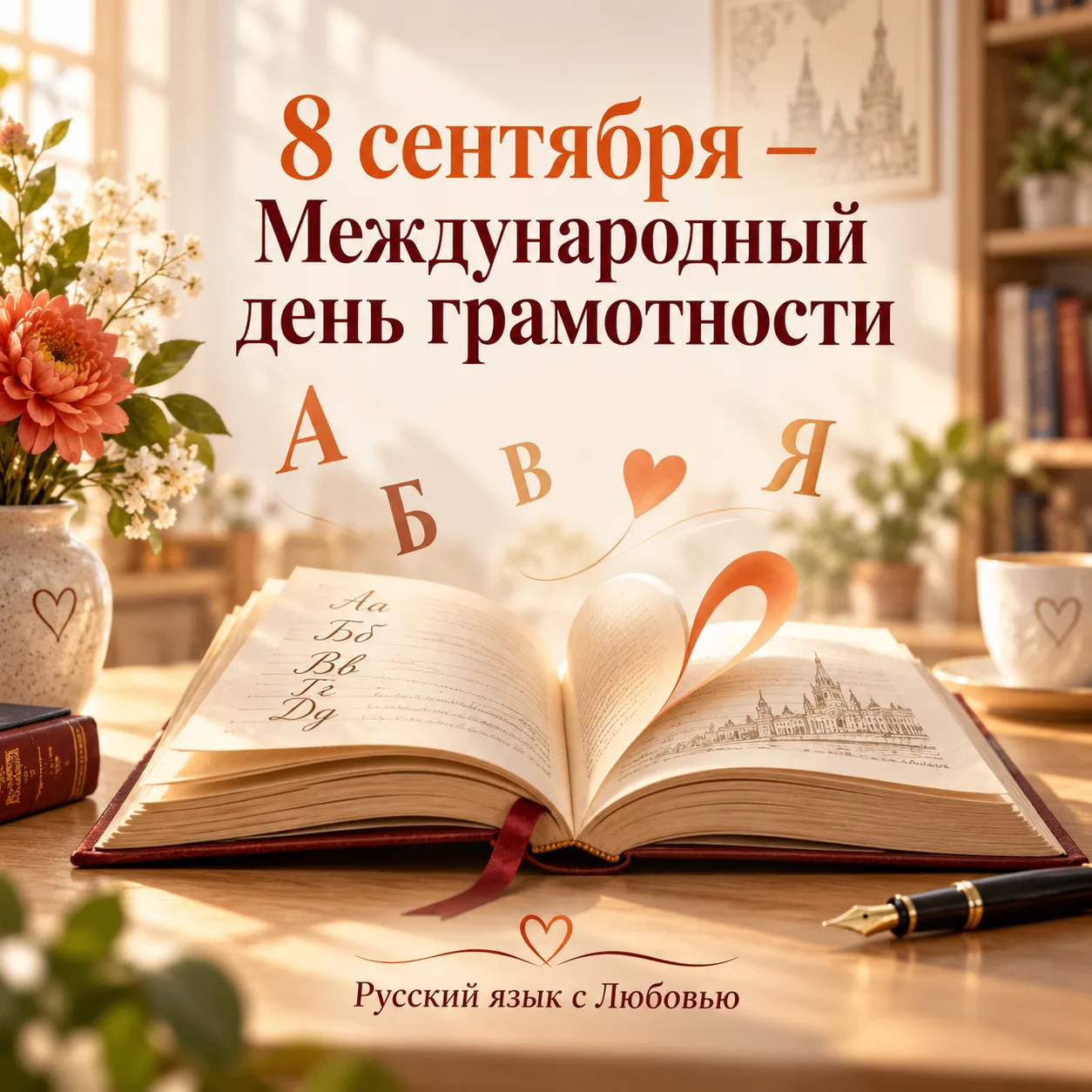 📚 8 сентября — Международный день грамотности