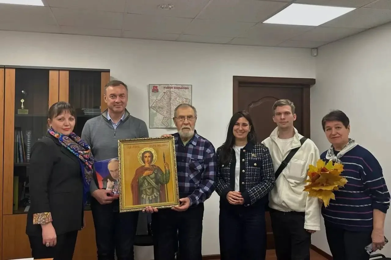 🕊️ Икона Георгия Победоносца передана в госпиталь имени Бурденко