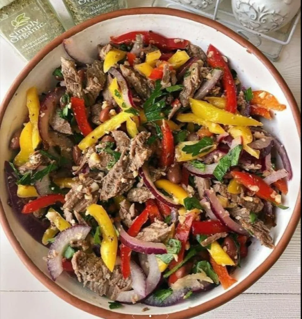 🥗 Сытный салат «Тбилиси»