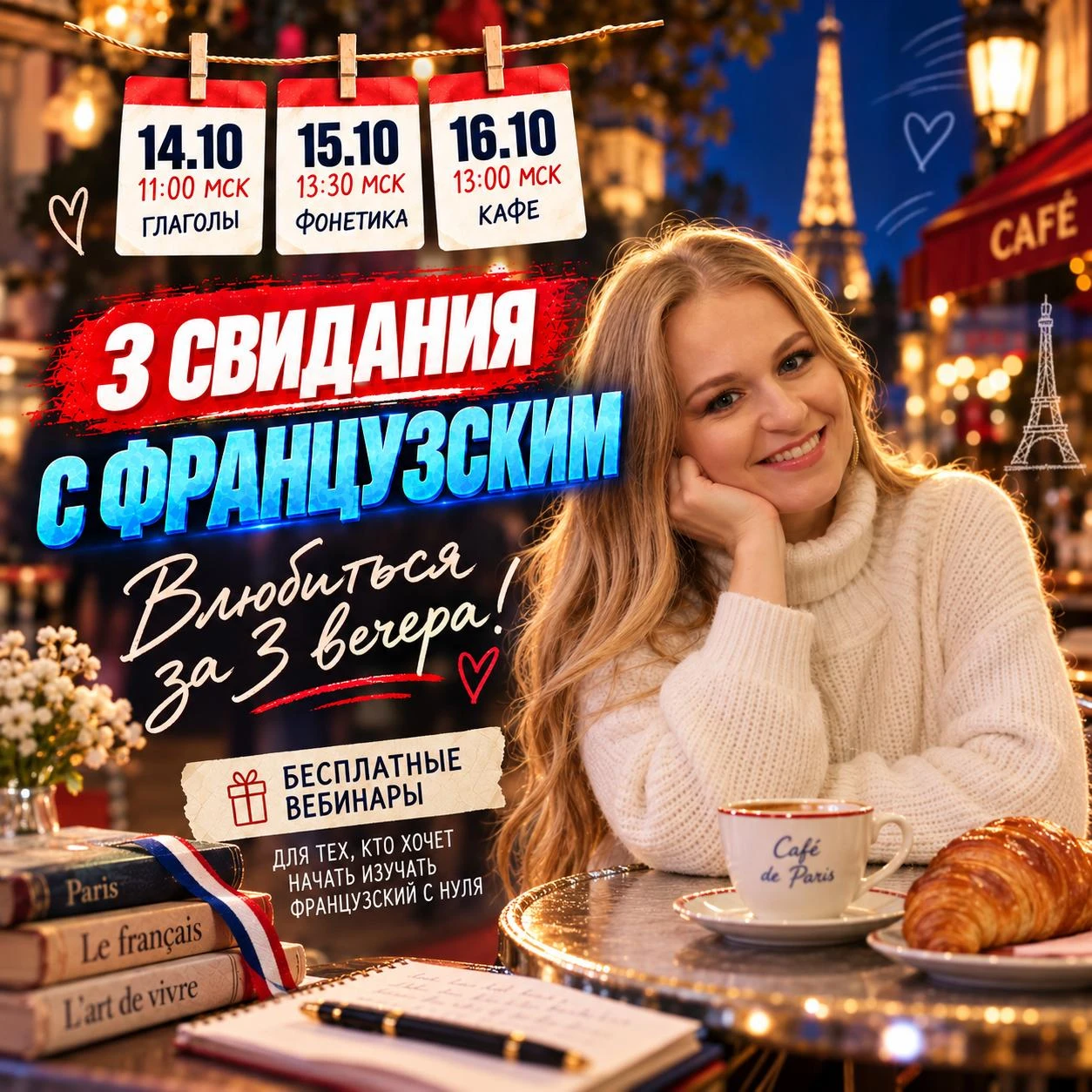 🇫🇷 ТРИ СВИДАНИЯ С ФРАНЦУЗСКИМ: ВЛЮБИТЬСЯ ЗА 3 ДНЯ!