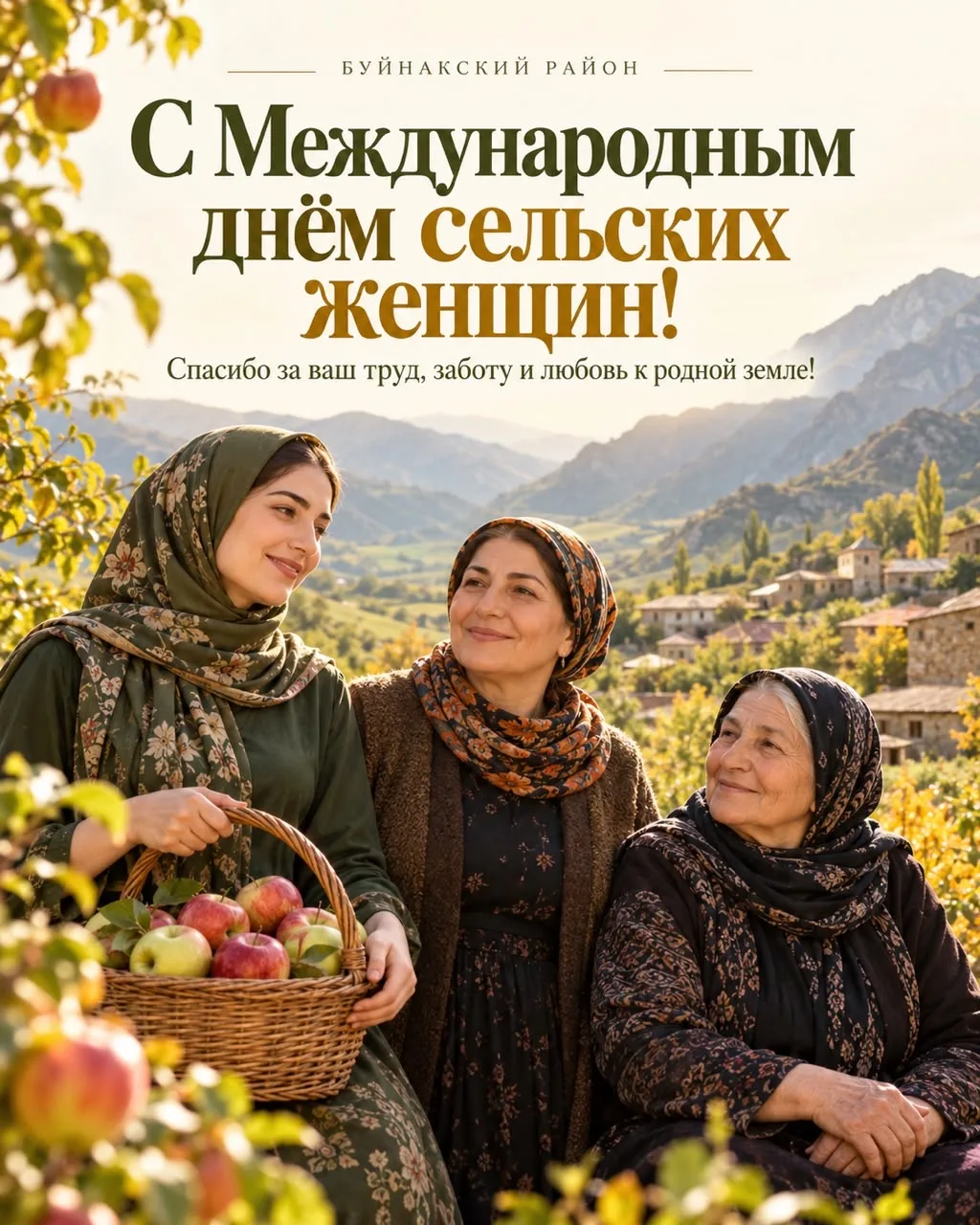 Уважаемые жительницы Буйнакского района!