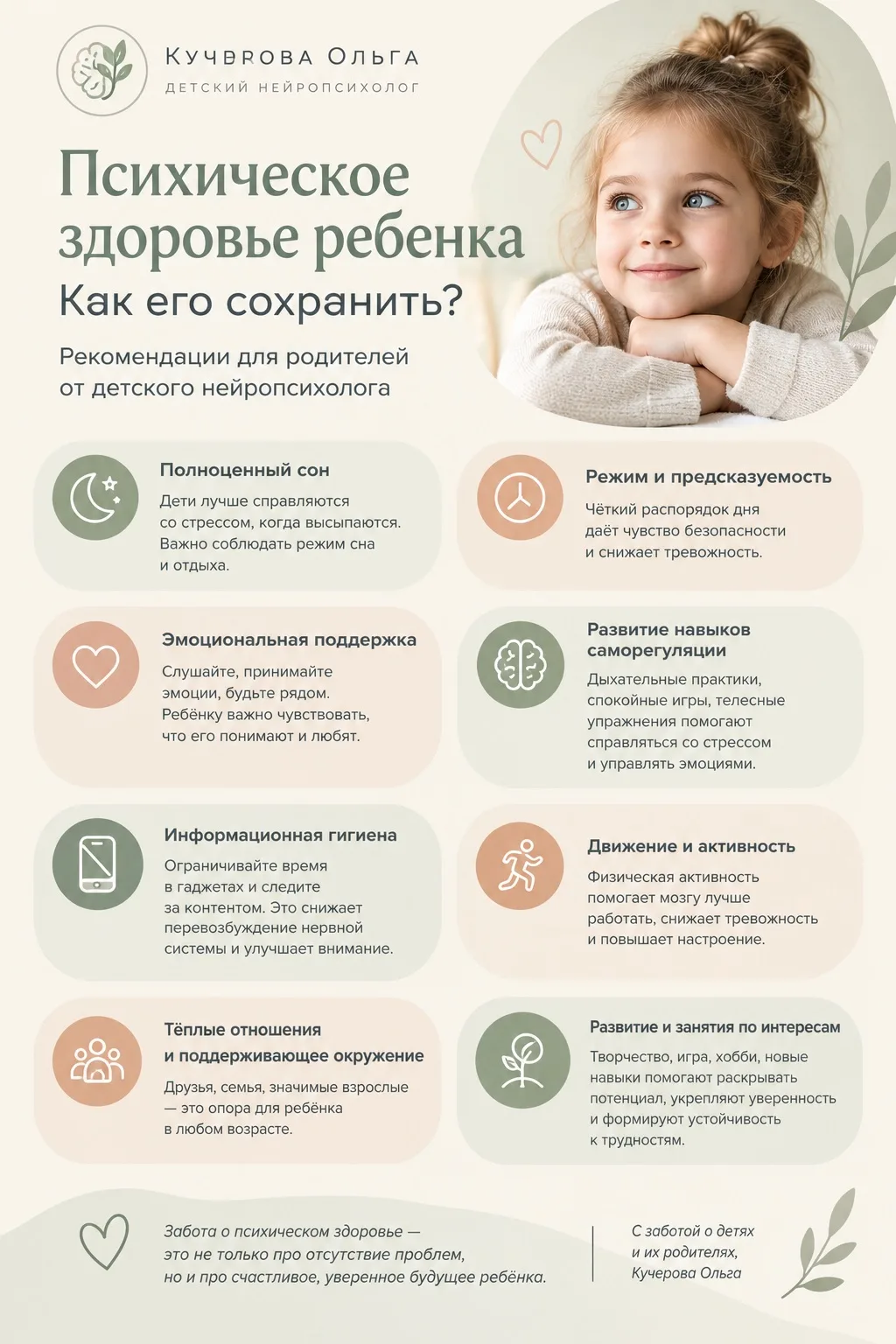 🧠 Психическое здоровье ребёнка: как его сохранить?