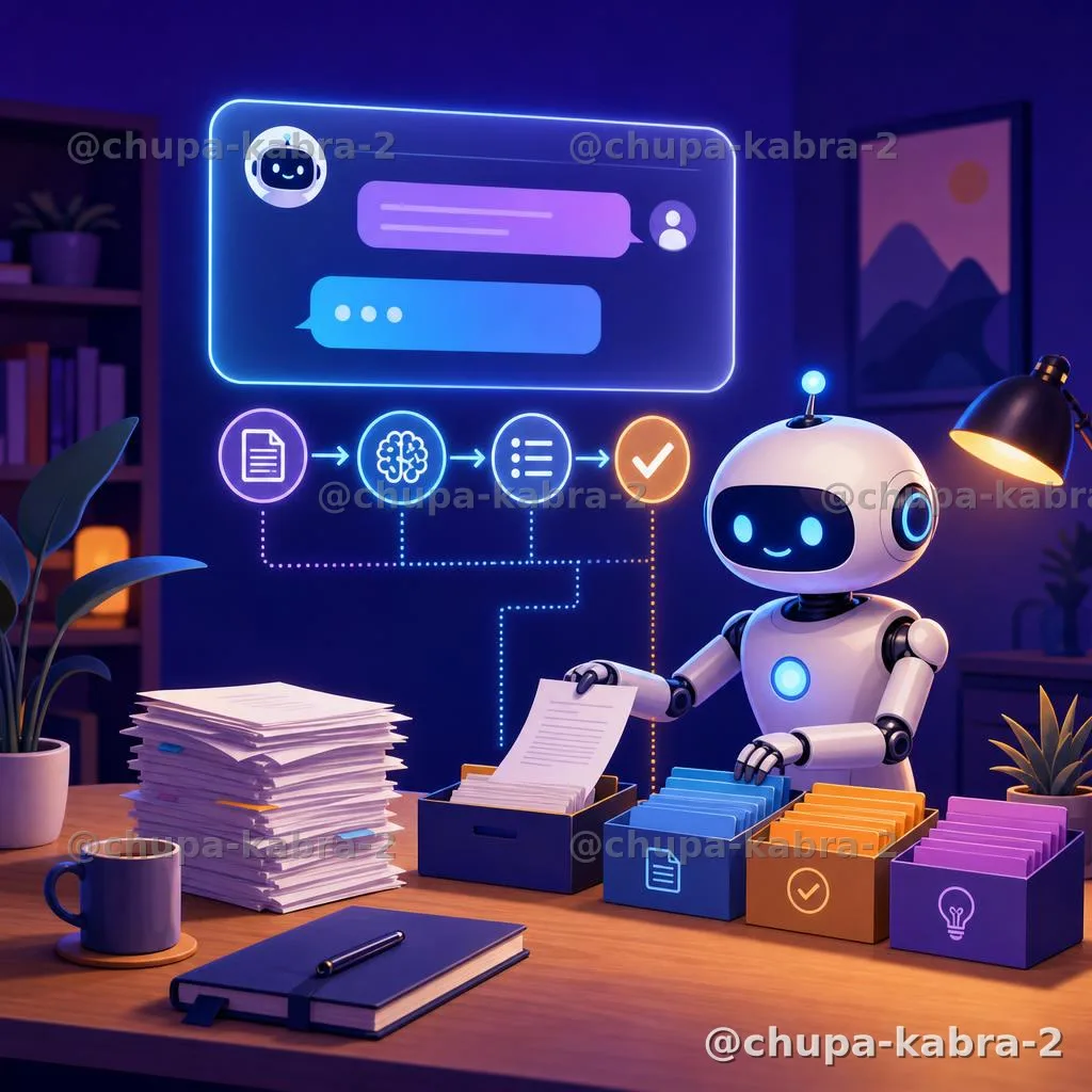 🤖 Агент — это не чат, а исполнитель на подхвате