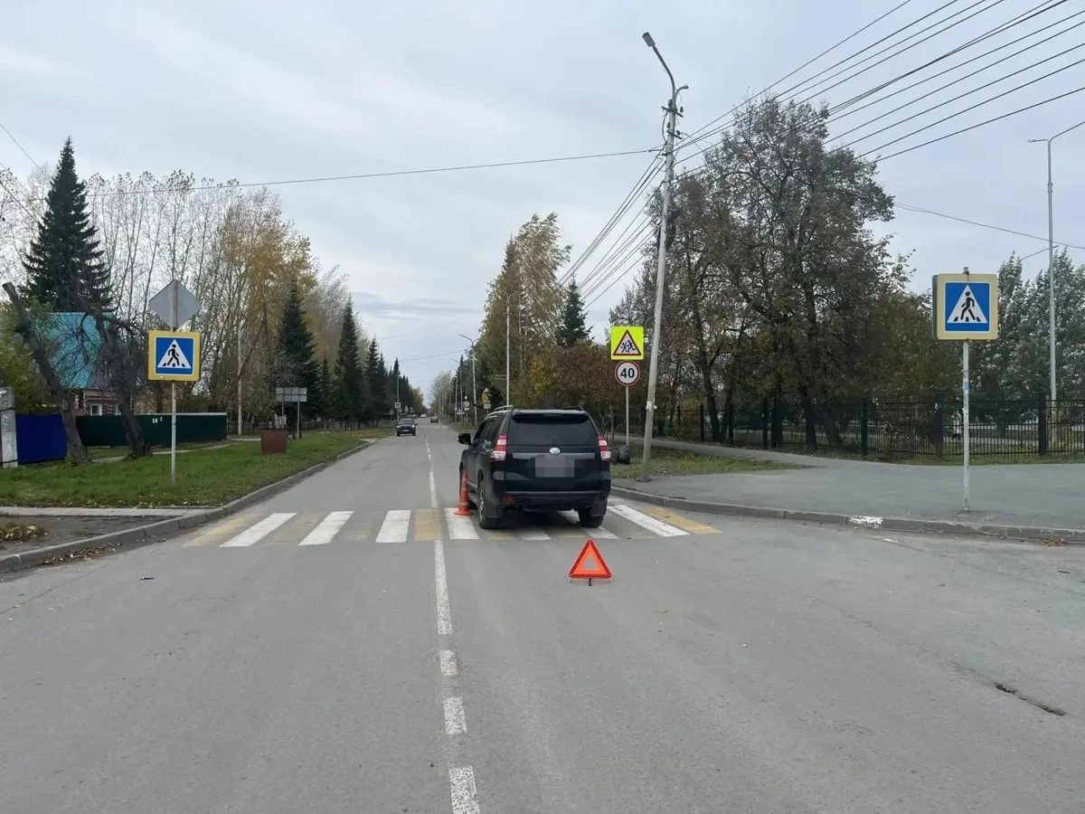 Девочку сбили на переходе в Бердске