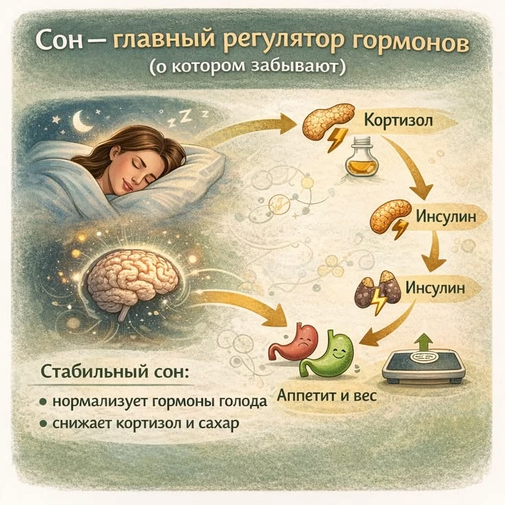 Влияние количества сна на организм человека