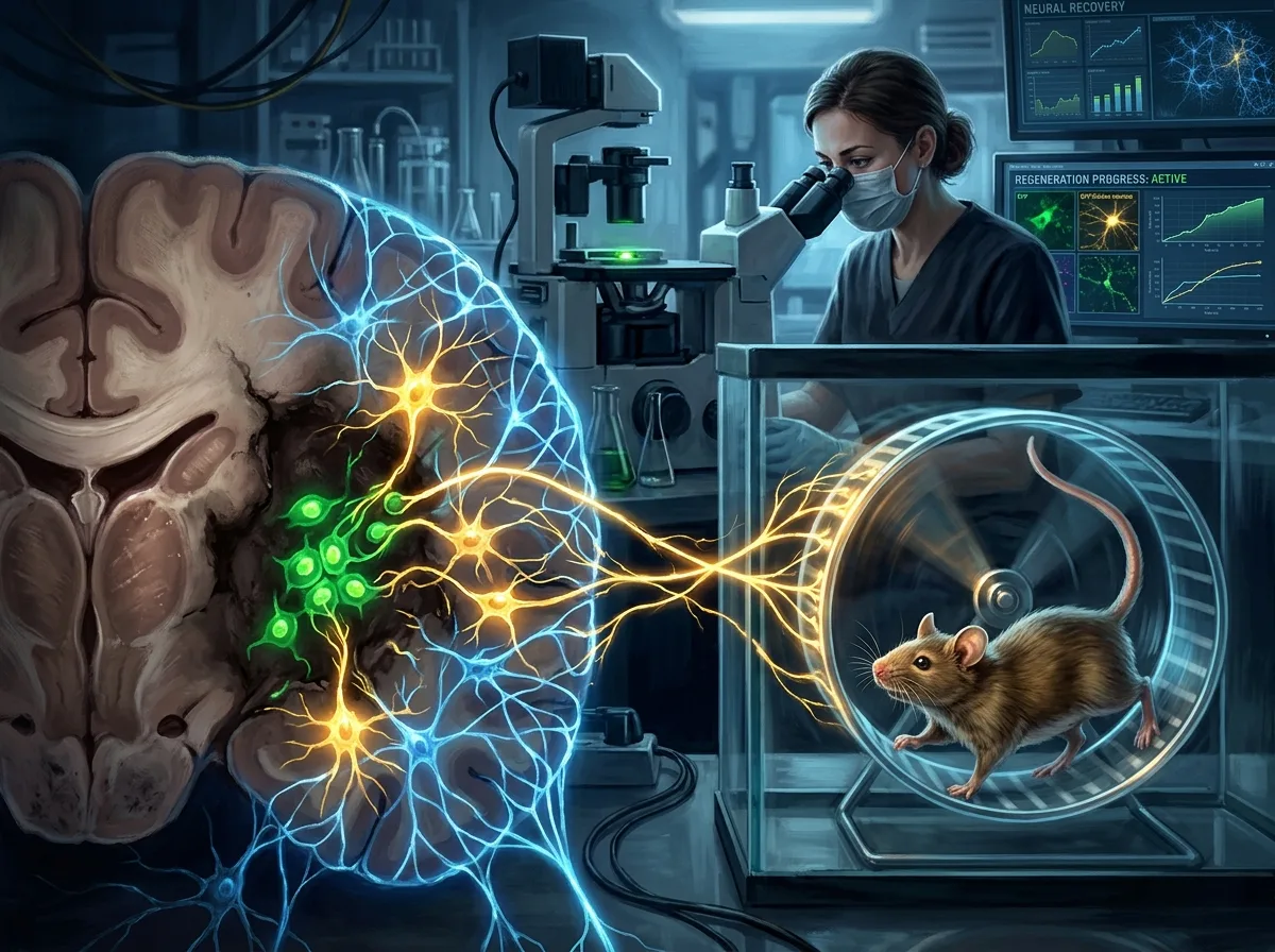 Вылечить то, что казалось мёртвым: Стволовые клетки вернули подвижность после инсульта ...