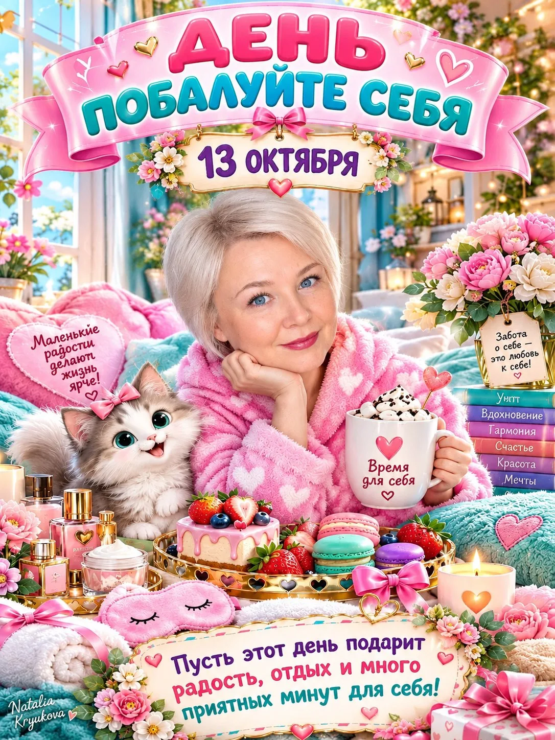 13 октября — День побаловать себя!