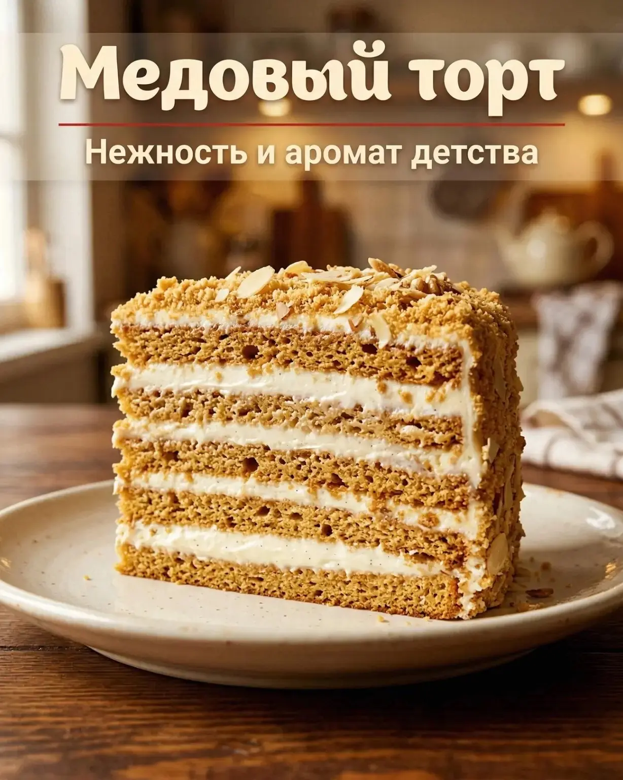 Медовый торт 🍯