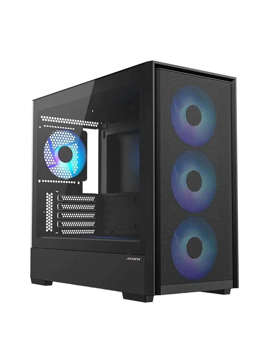 🛍 Корпус для ПК с вентиляторами LURE F100M AR BK AXYRA