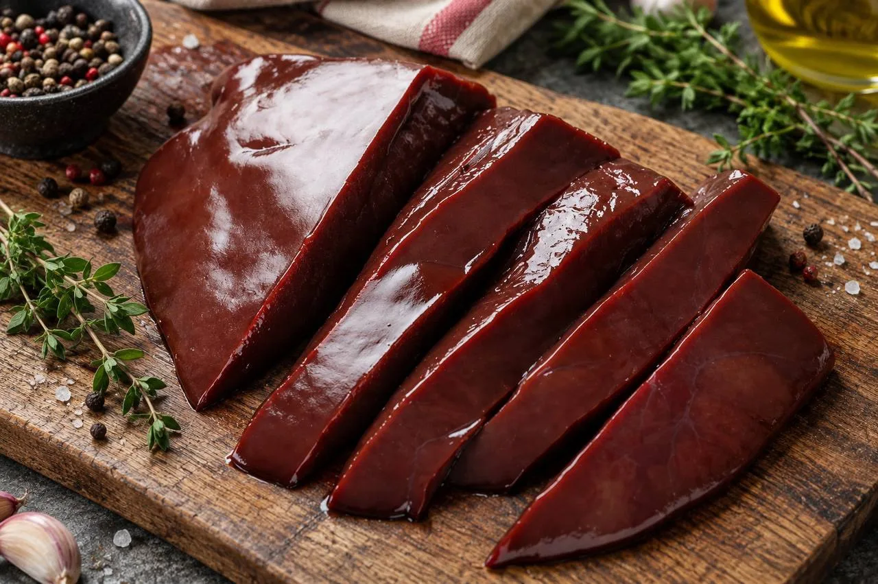 🥩 А вы знали, что говяжья печень - один из самых богатых железом продуктов?