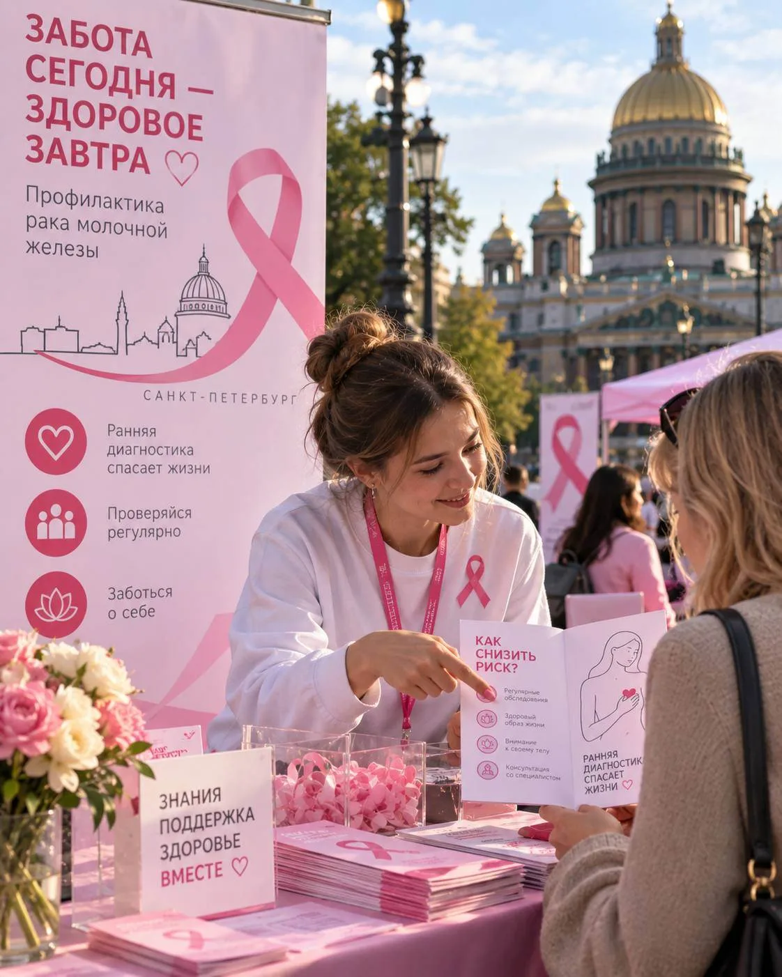 ❤️ Петербург — запустили проект о профилактике рака молочной железы