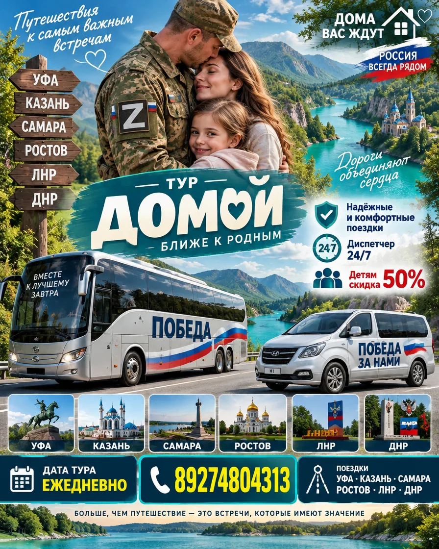 Ежедневные рейсы в ЛНР и ДНР с таких городов и попутных.