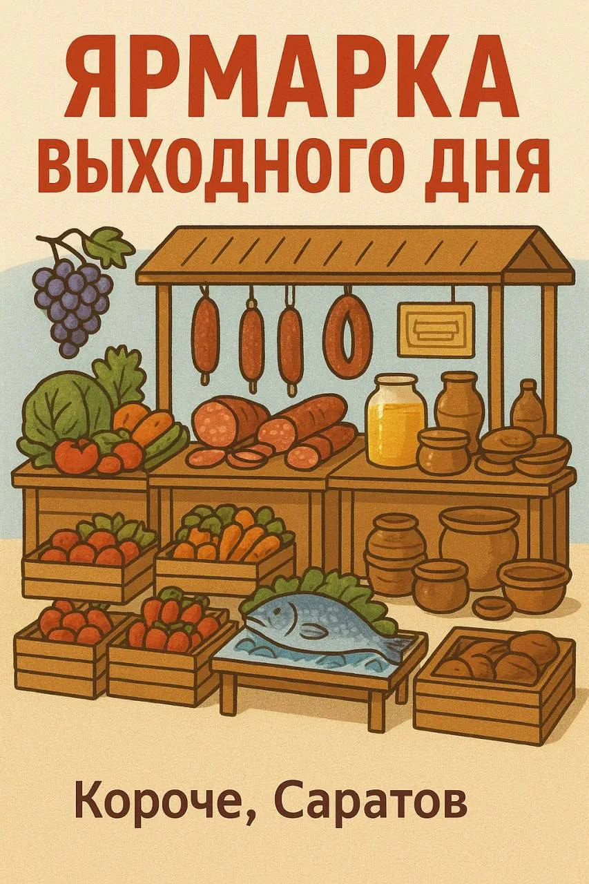 В субботу на Театральной площади состоится традиционная ярмарка выходного дня.