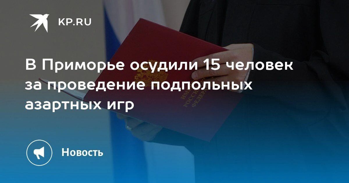 В Приморье осудили 15 участников подпольного игорного бизнеса