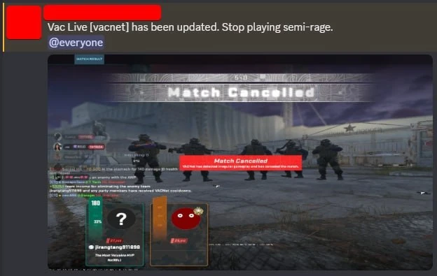 Игроки в Counter-Strike 2 сообщают о скрытом обновлении VAC и волне отменённых матчей