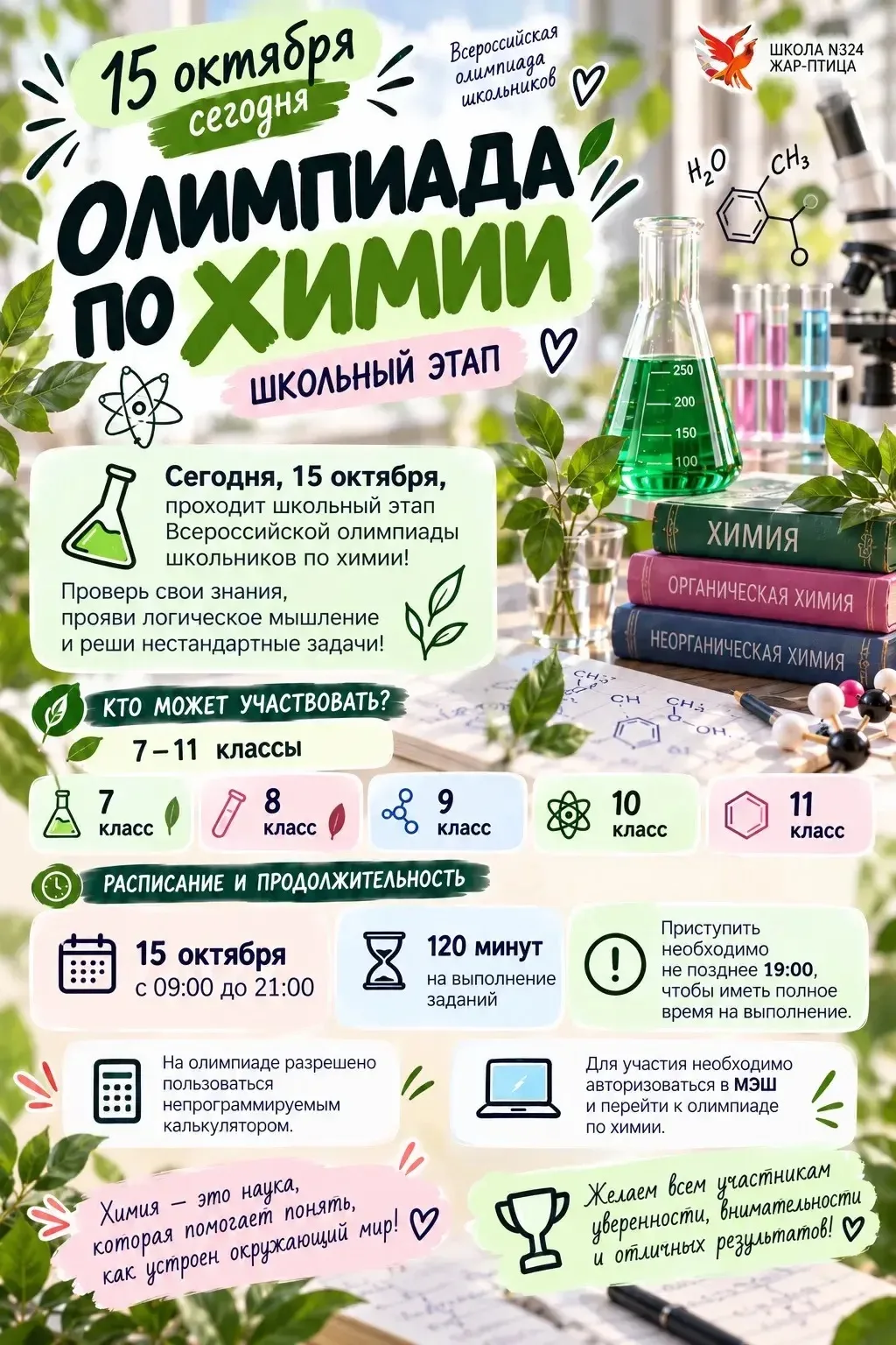🧪 СЕГОДНЯ - ХИМИЯ! ⚗️