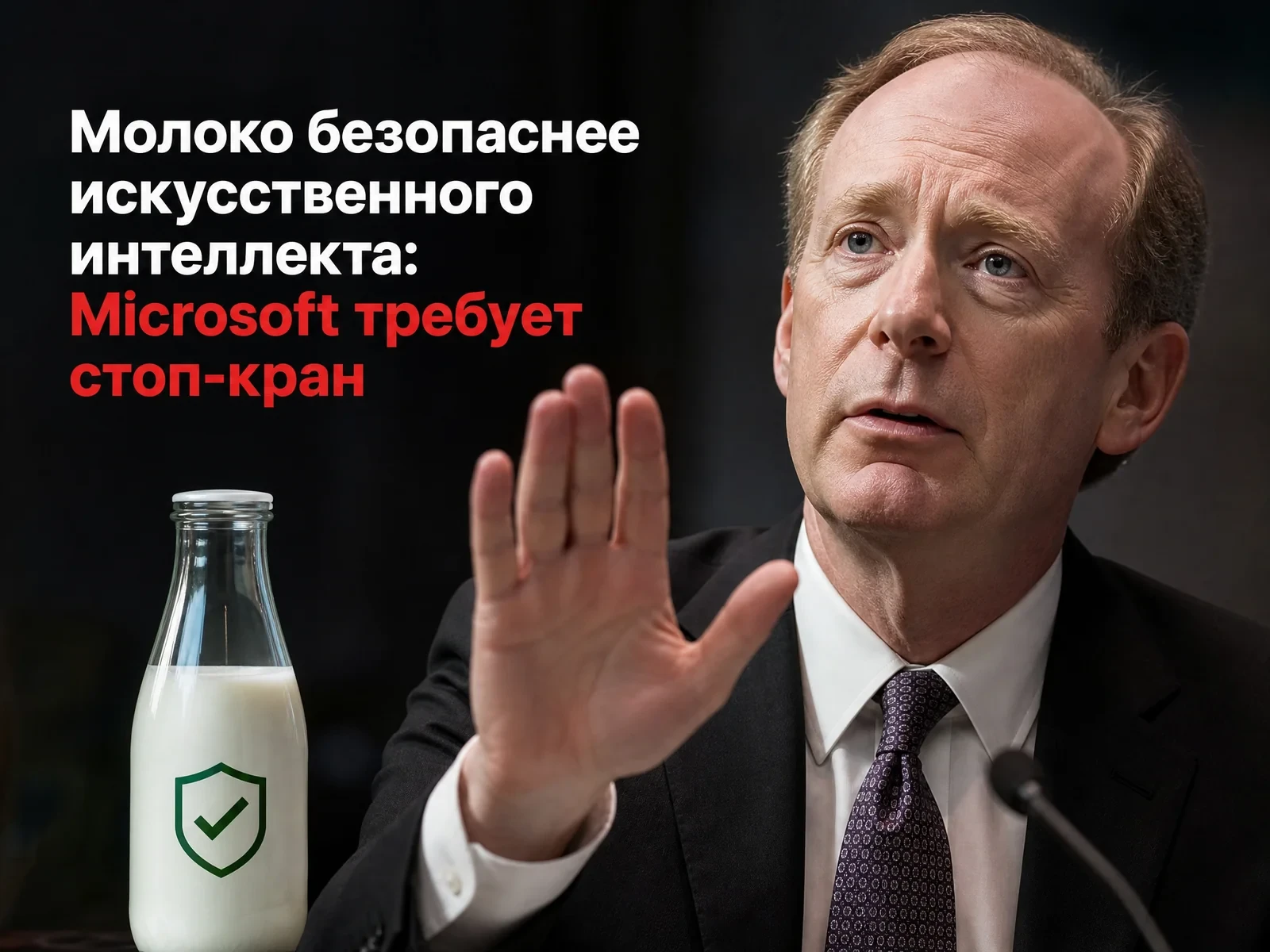 Президент Microsoft Брэд Смит заявил на BBC, что стиральные машины и молоко регулируютс...