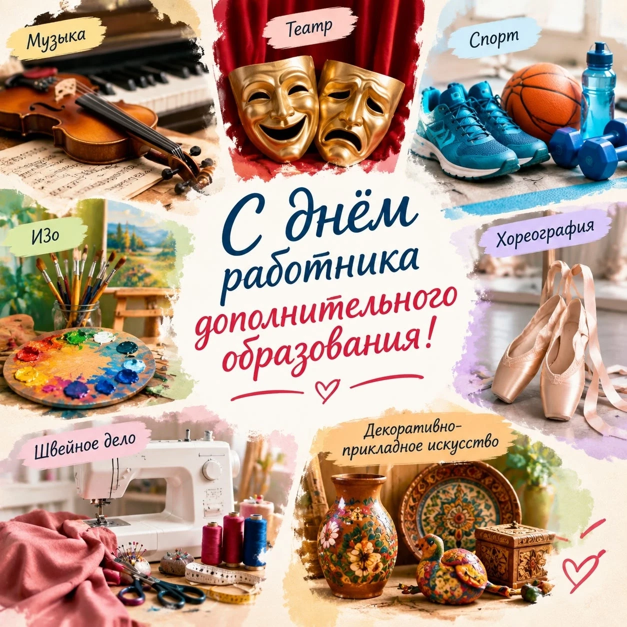 🎉 Сегодня, 8 октября, мы поздравляем всех тех, кто делает дополнительное образование я...