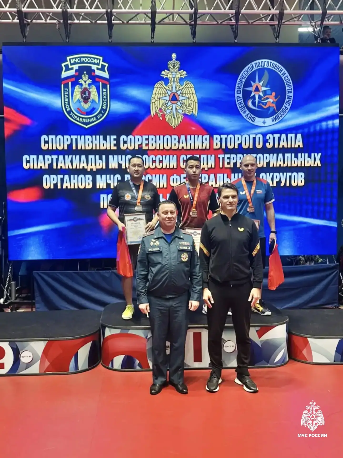 🏓 Наш коллега Михаил Цутаев – серебряный призёр Спартакиады МЧС России по настольному ...