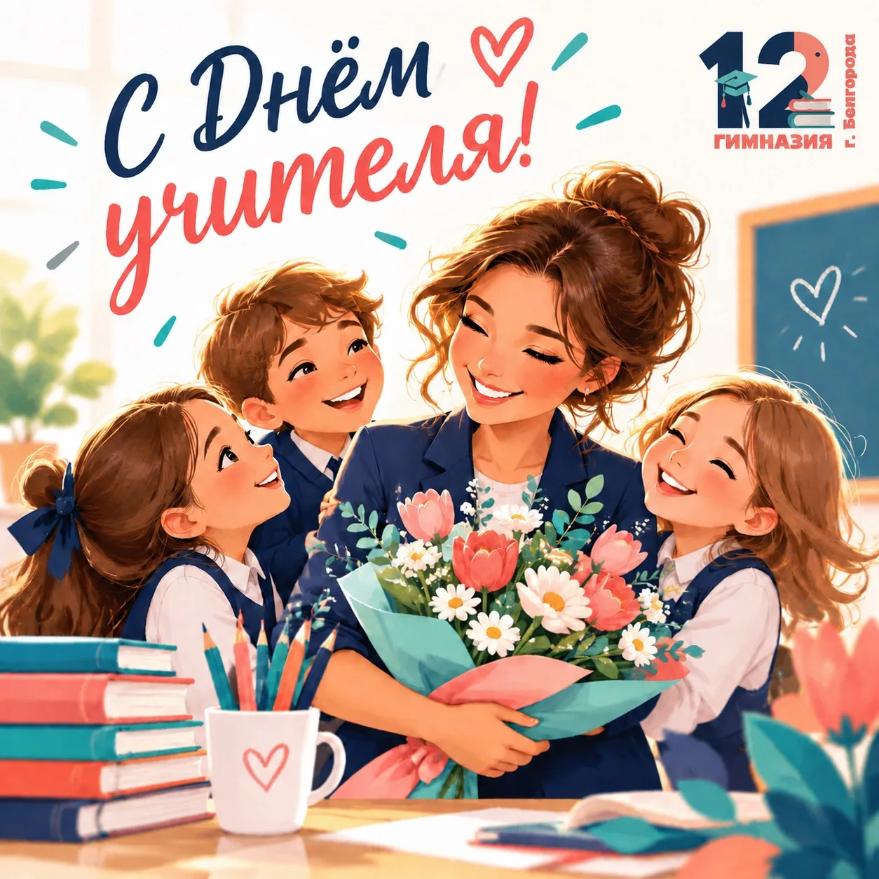 С Днём учителя! 🍁💐