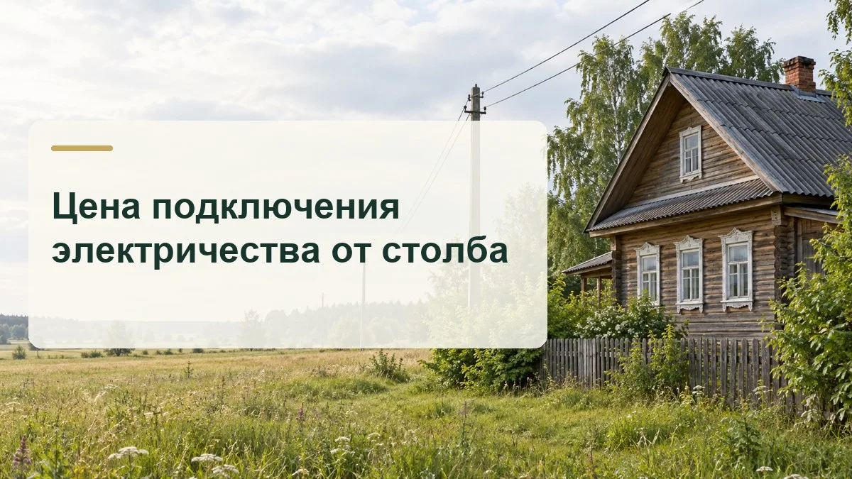 💡 Цена подключения электричества от столба: что влияет на расчёт