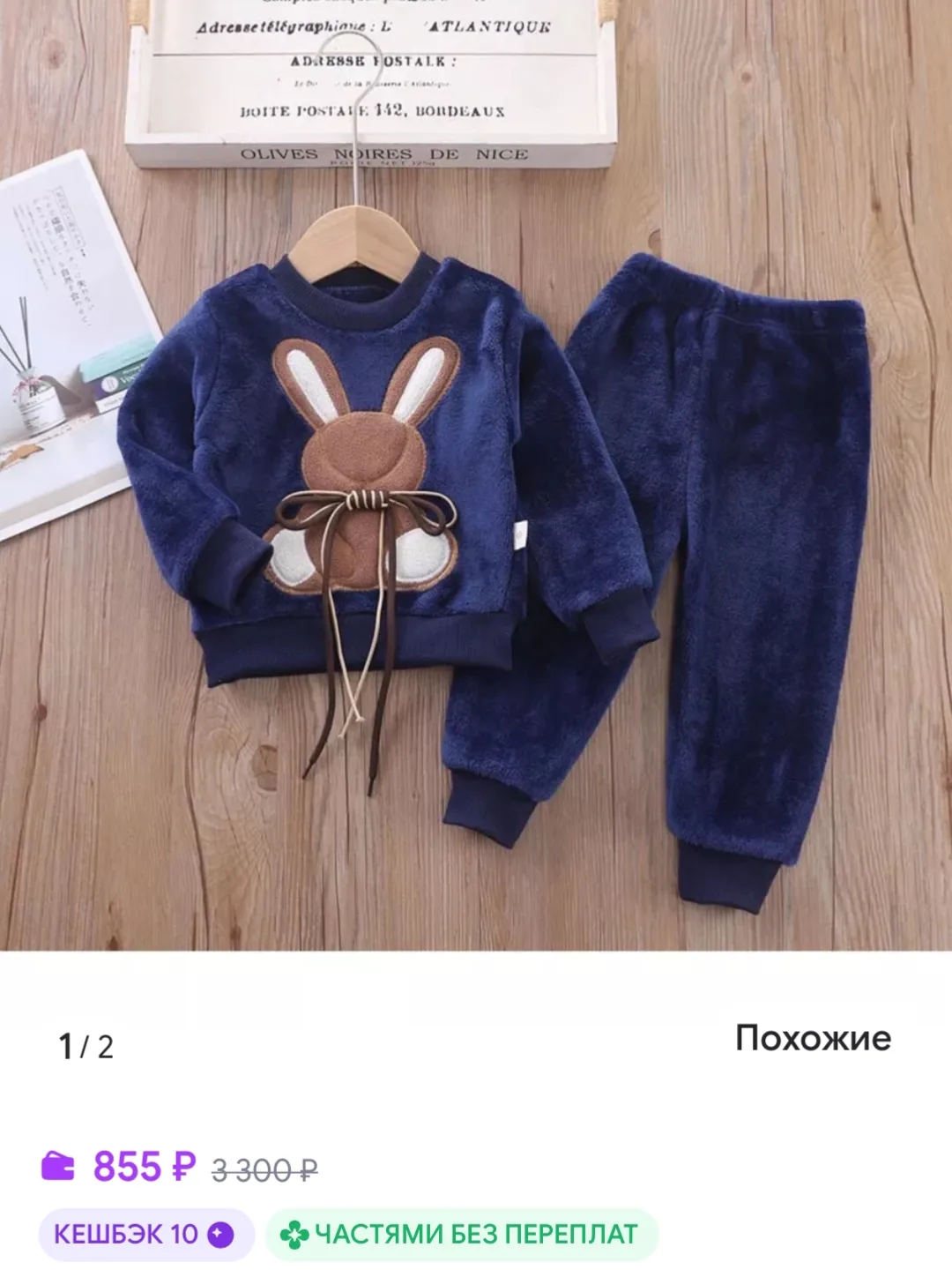 Костюм флисовый теплый с начесом SunShineKid