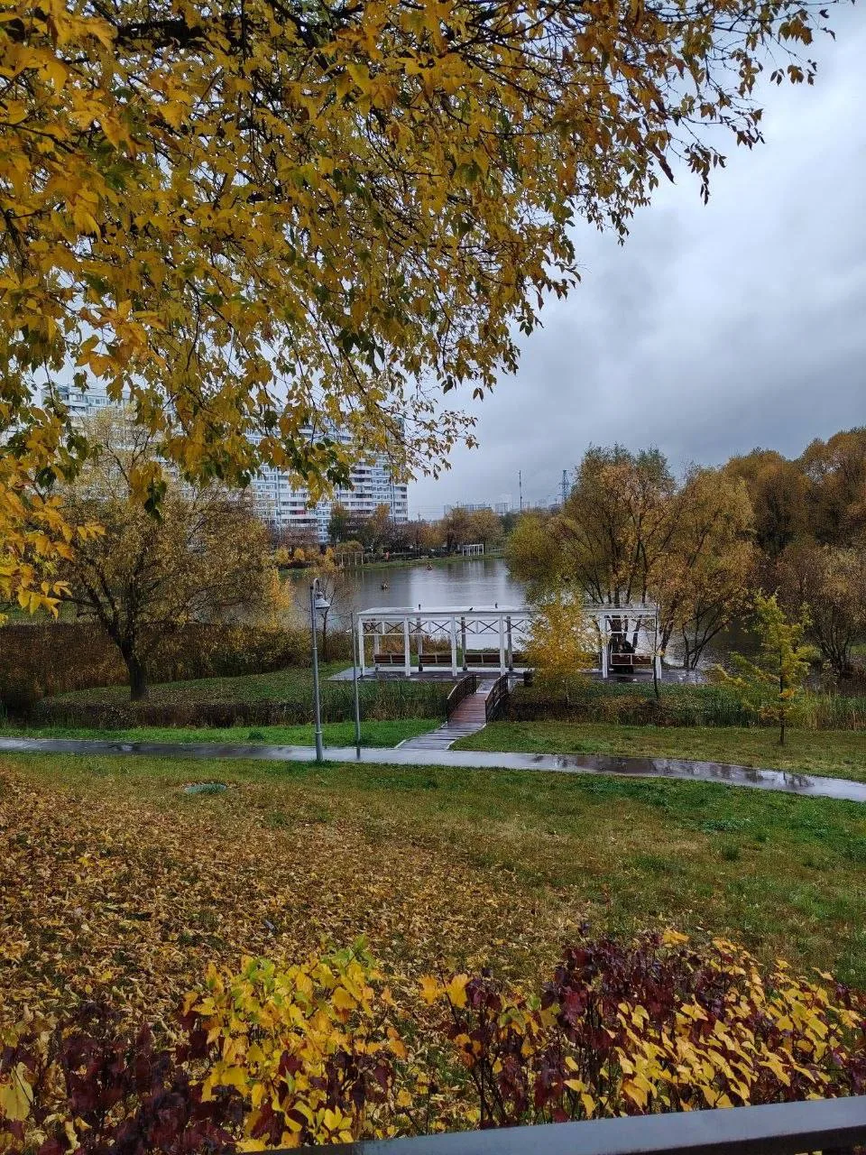 Покровский пруд и Церковь Покрова Пресвятой Богородицы на Городне