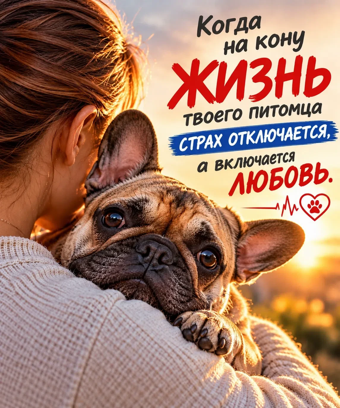 Когда на кону жизнь твоего питомца — страх отключается.