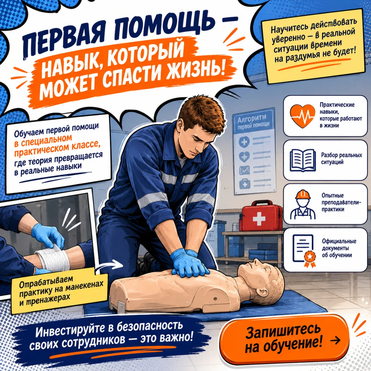 Первая помощь: тот случай, когда «я вроде знаю» может быть недостаточно ❤️‍🩹