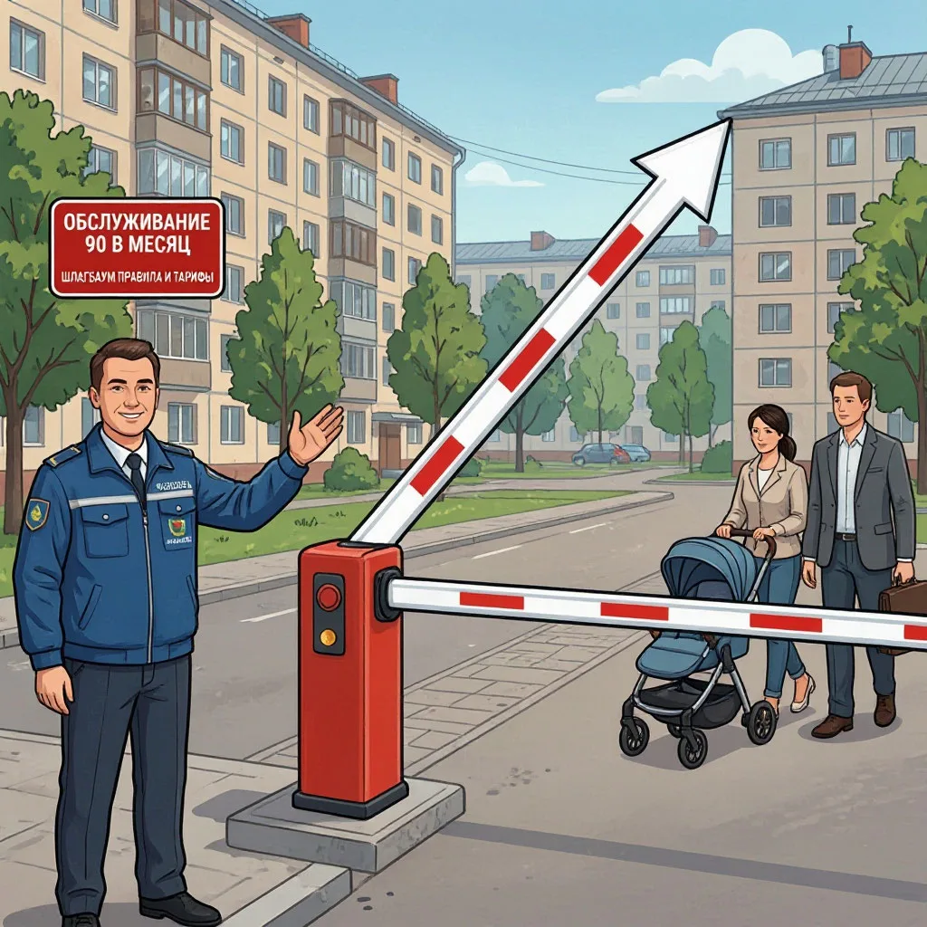 🛑 Плата за шлагбаум во дворах Москвы