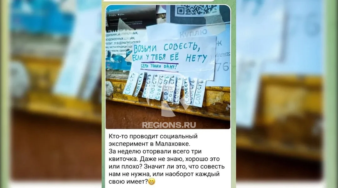 «Бери только одну!»: в Подмосковье «проверили» жителей на наличие совести