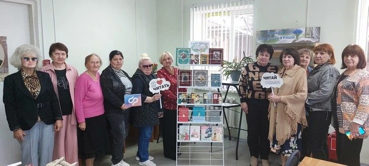 В Пролетарском литературно — поэтическом клубе «Лира» вели живой диалог с книгой https:...