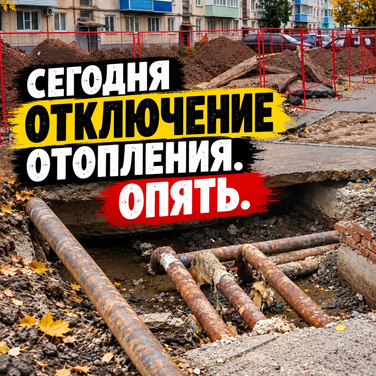 СГК пошла с юга на север. Отключать отопление!