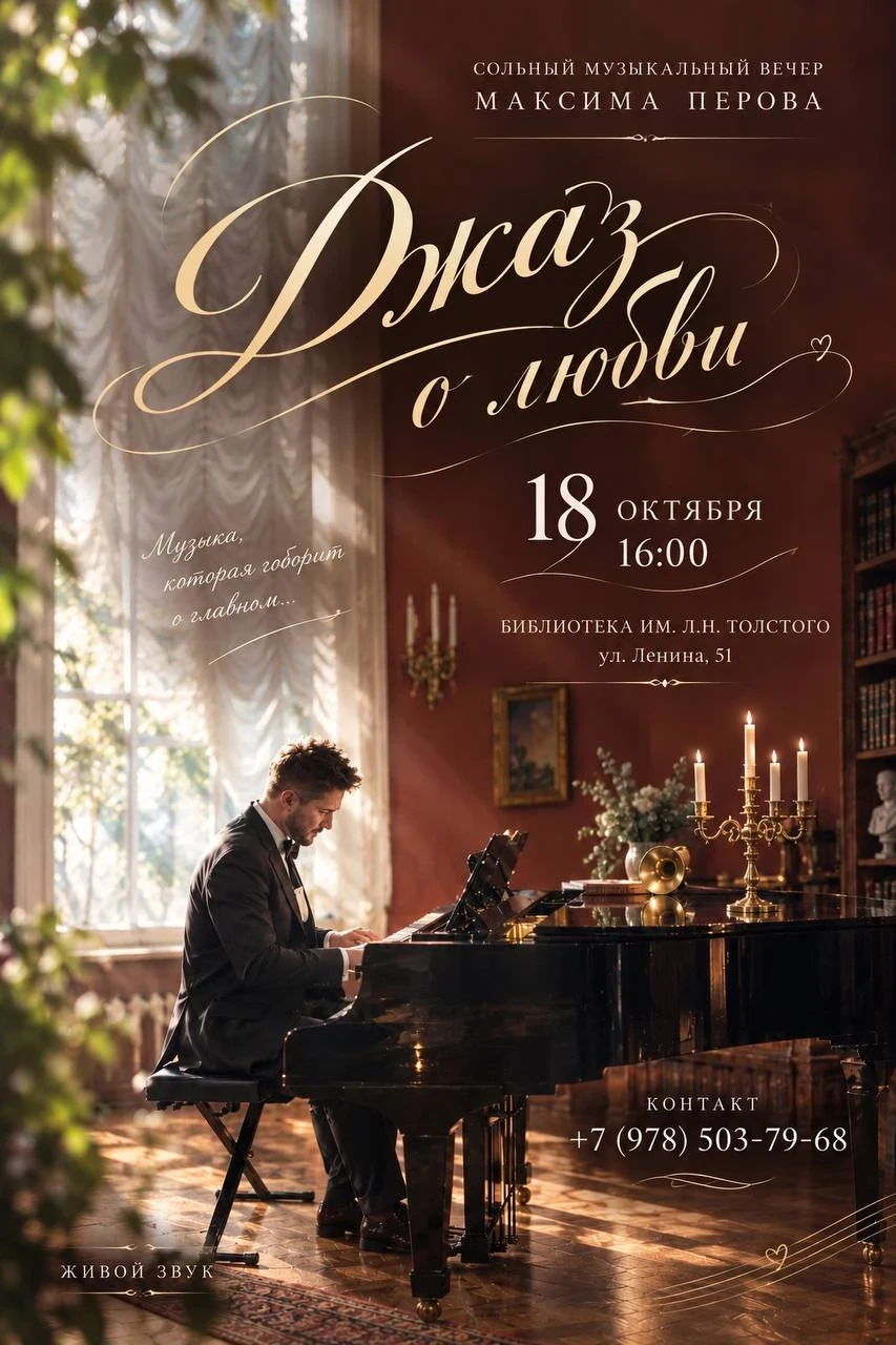 🎹 Сходим на «Джаз о любви»