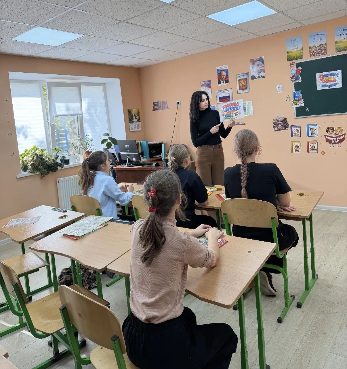 📚 Всероссийский день чтения в библиотеке нашего лицея!