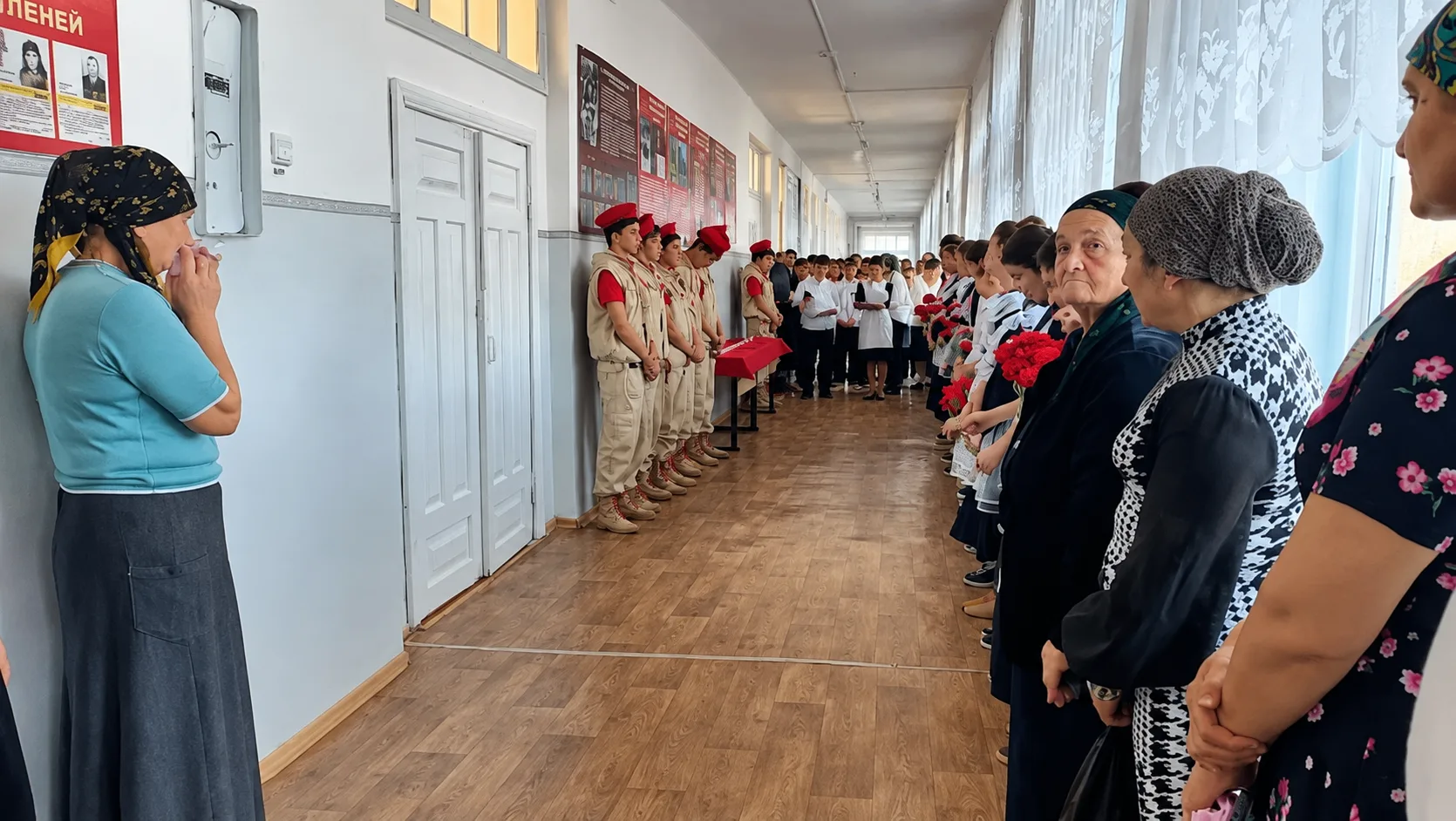 В школе селения Шордаково открыли стенды памяти Астемира Алекберова и Муштафара Татрокова