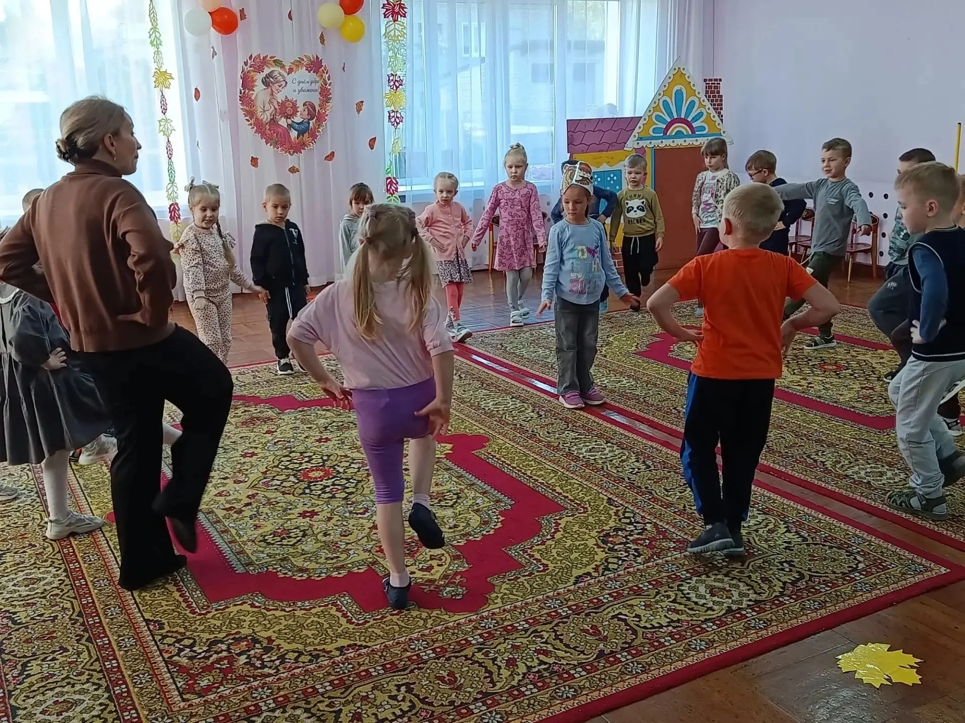 🍂В  детском саду "Сказка" продолжается активная работа по реализации программы «Фолькл...
