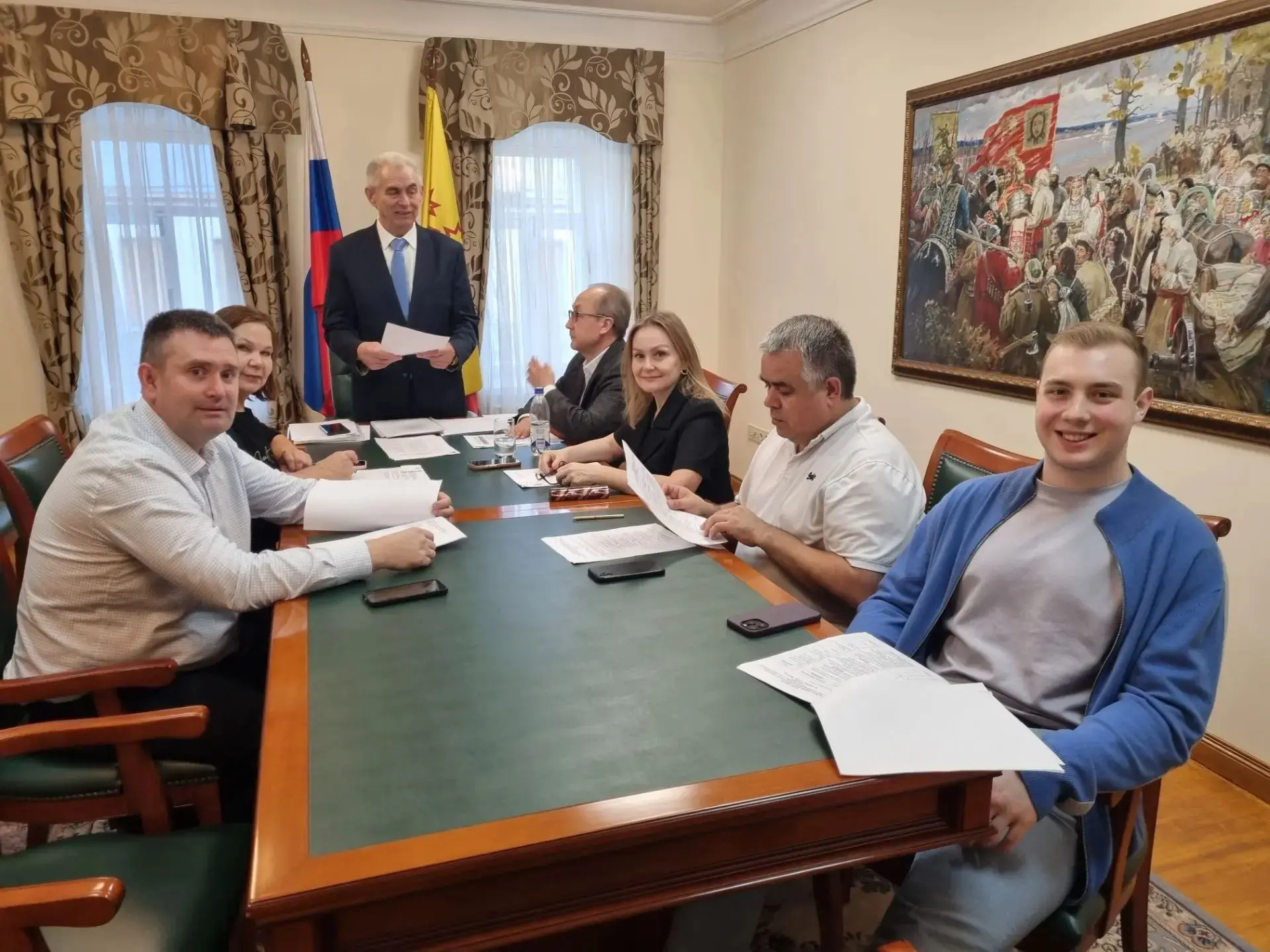 Первое заседание Совета Региональной общественной организации «Национально-культурная а...