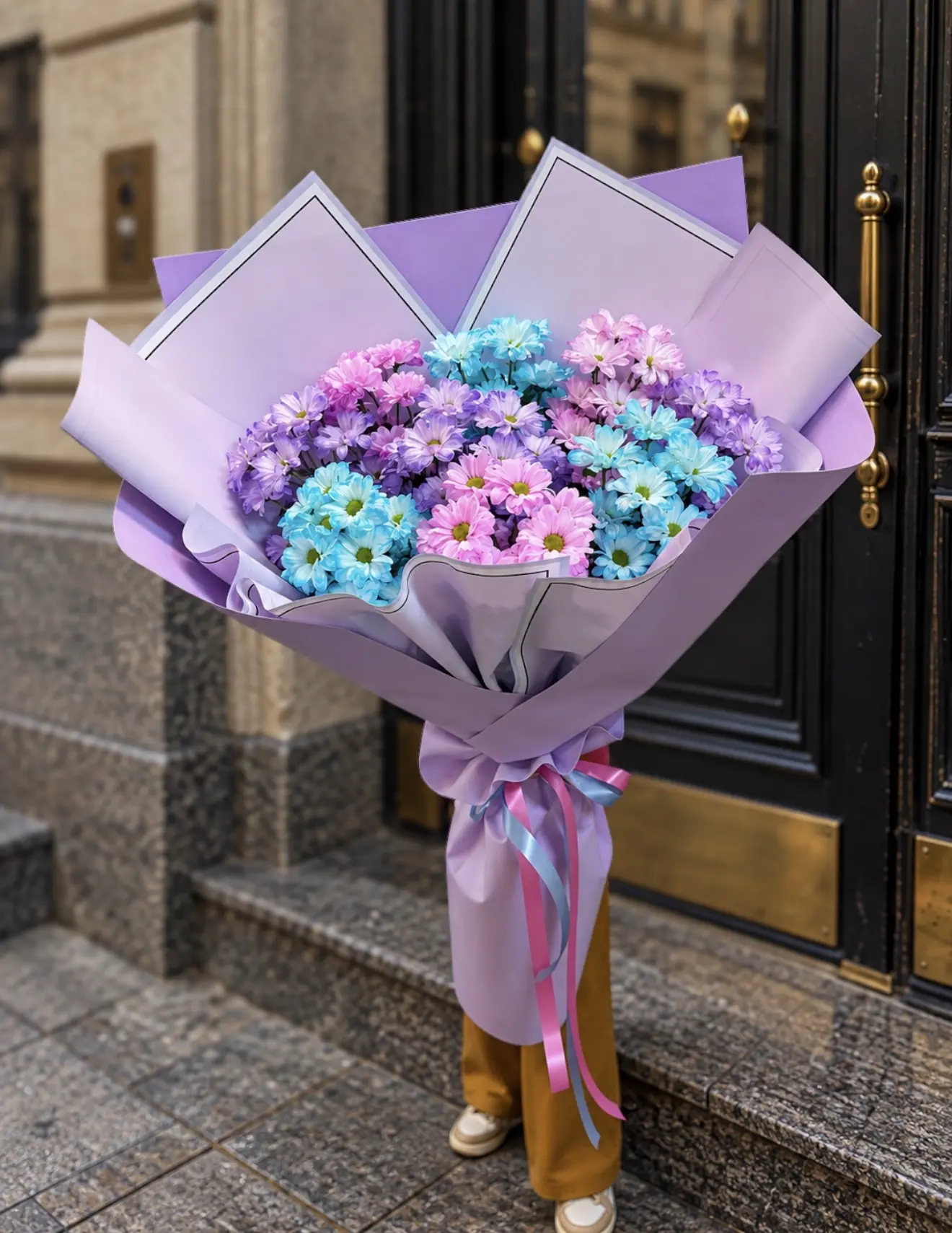 💜 Яркий букет с доставкой по Санкт-Петербургу — 6 500 ₽