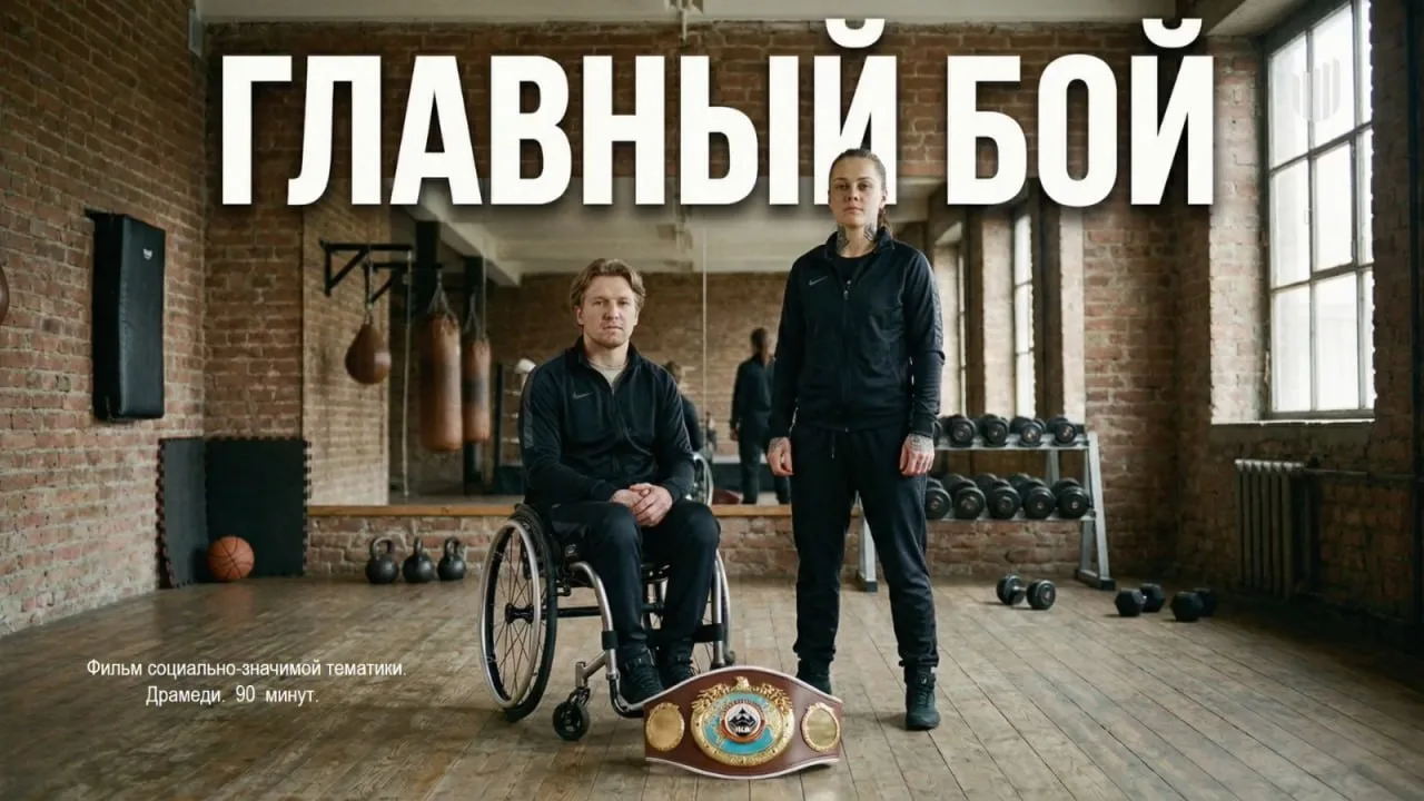 🔻 ГЛАВНЫЙ БОЙ («Кинокомпания Крупный План») – история о бывшей чемпионке по боксу. Про...