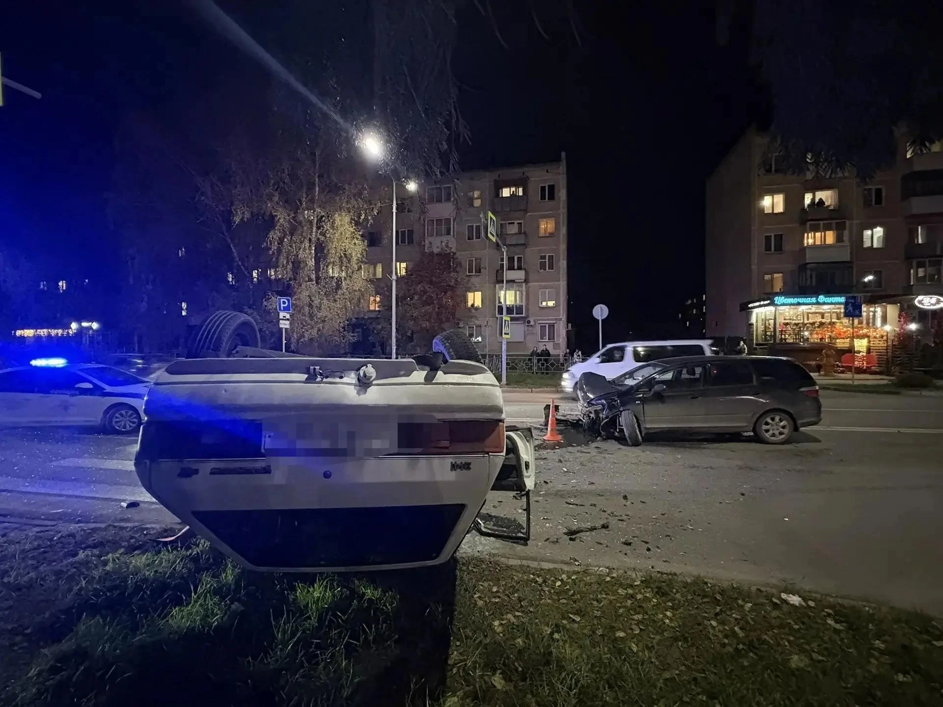 Пьяный водитель Honda устроил ДТП на улице Ленина в Бердске